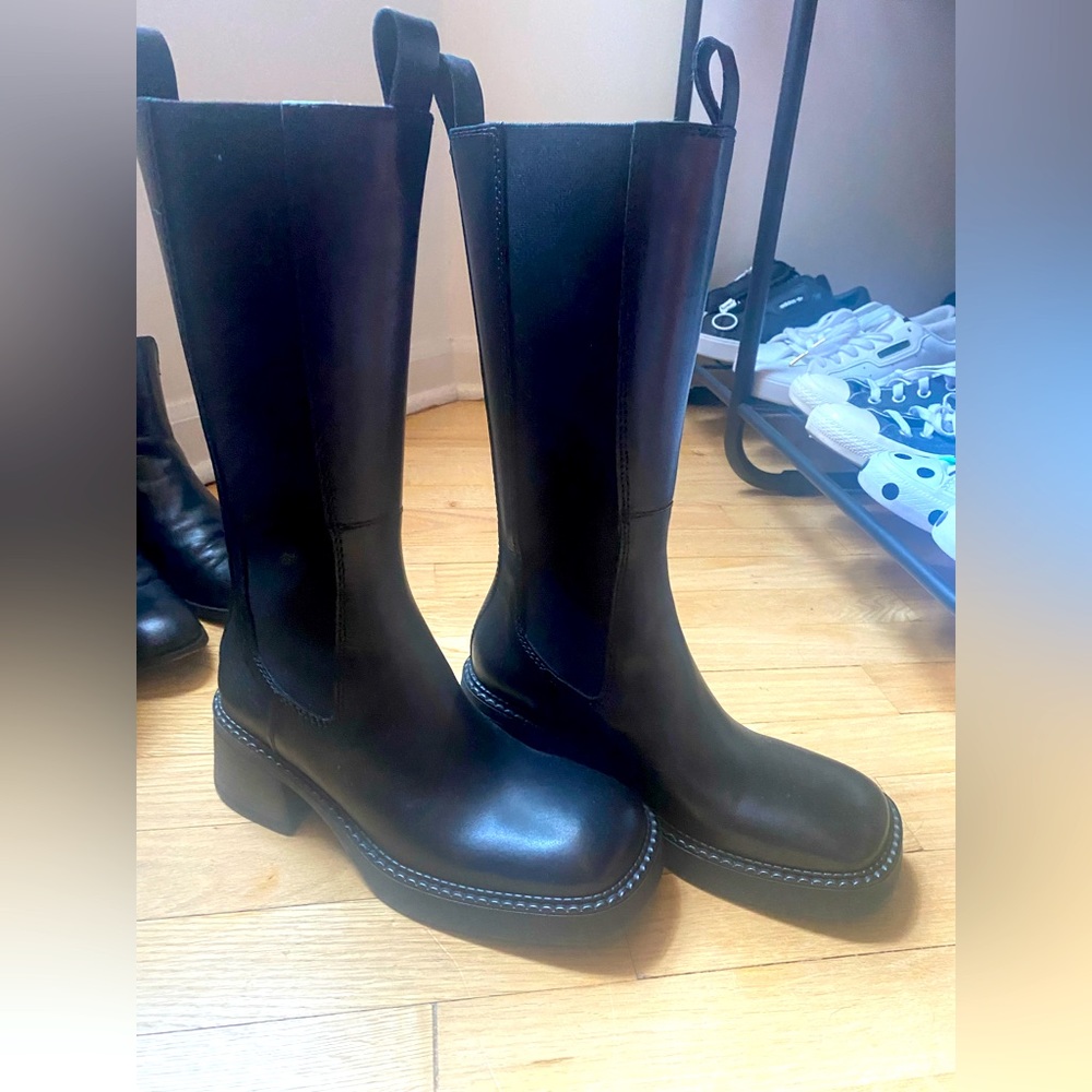 E8 Miista tall black boots! Never worn. Sz 37.